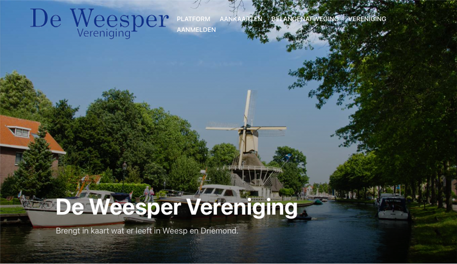 Bericht De Weesper Vereniging bekijken